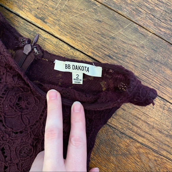 BB Dakota Purple Lace Dress (size 2) - Picture 2 of 5